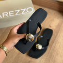 Chinelo de Dedo Arezzo Square Tiras Largas Z190270213