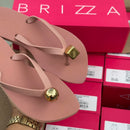 Chinelo Arezzo Geometria Dourada Z190620039