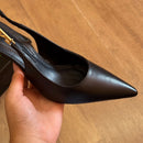 Scarpin Slingback Santa Lolla Verniz Salto Fino Médio 06D1.49EB.0202