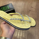 Sandália Santa Lolla Flip Flop Corrente Dourada 0106.0D67