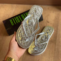 Sandália Santa Lolla Flip Flop Corrente Dourada 0106.0D67