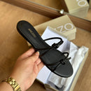 Rasteira Arezzo Bico Redondo Tiras Nós A044850666