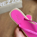 Chinelo de Dedo Arezzo Square Bicolor Brizza Z190270026