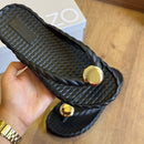 Sandália Arezzo Círculo Dourado Z190040013