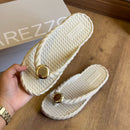 Sandália Arezzo Círculo Dourado Z190040013