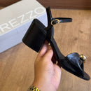 Sandália Arezzo Salto Bloco Arredondado A124630059