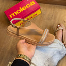 Sandália Moleca Tira Em Strass 5490.126
