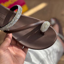 Sandália Moleca Rasteirinha Detalhe Strass 5490.127
