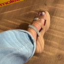 Tamanco Moleca Tiras Em Strass 5503.121