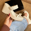 Tamanco Vizzano Detalhe Dourado 6575.102