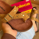 Sandália Moleca Detalhe Dourado 5500.120