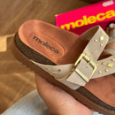 Sandália Moleca Detalhe Dourado 5500.120