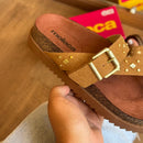 Sandália Moleca Detalhe Dourado 5500.120