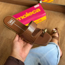 Sandália Moleca Rasteirinha Croco 5560.106