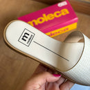 Sandália Moleca Rasteirinha Croco 5560.106