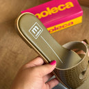 Sandália Moleca Rasteirinha Croco 5560.106