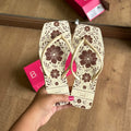 Chinelo De Dedo Brizza Estampa Floral Z191680004