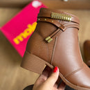 Bota Moleca Coturno Detalhe Dourado 5346.108