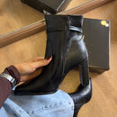 Bota Vizzano Detalhe Dourado Bico Fino 3111.101