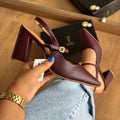 Scarpin Vizzano Salto Bloco Tiras Finas 1482.101
