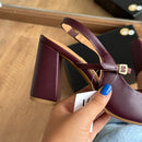 Scarpin Vizzano Salto Bloco Tiras Finas 1482.101