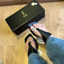 Sandália Vizzano Rasteirinha Detalhe Em Strass 6553.110