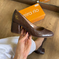 Scarpin Beira Rio Salto Bloco 4304.208