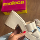 Tamanco Moleca Tiras em H com Salto Bloco 5549.113