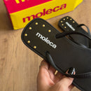 Chinelo De Dedo Moleca Grampos Dourados 5552.603