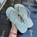 Sandália Santa Lolla Flip Flop Corrente Dourada 0106.0D67