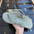 Sandália Santa Lolla Flip Flop Corrente Dourada 0106.0D67